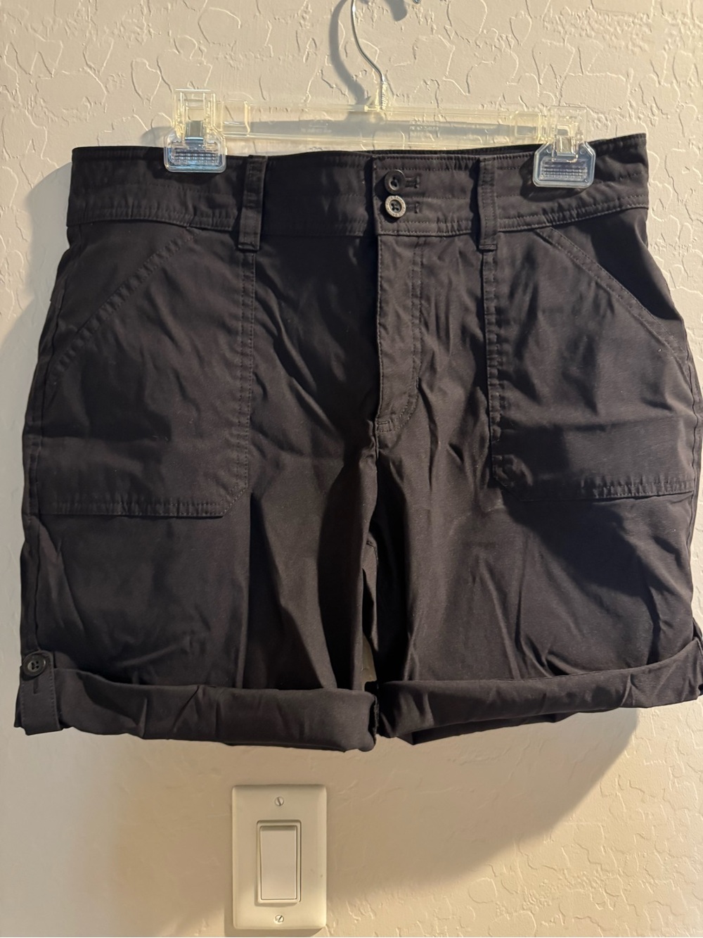Eddie Bauer Black Men's Cargo Shorts